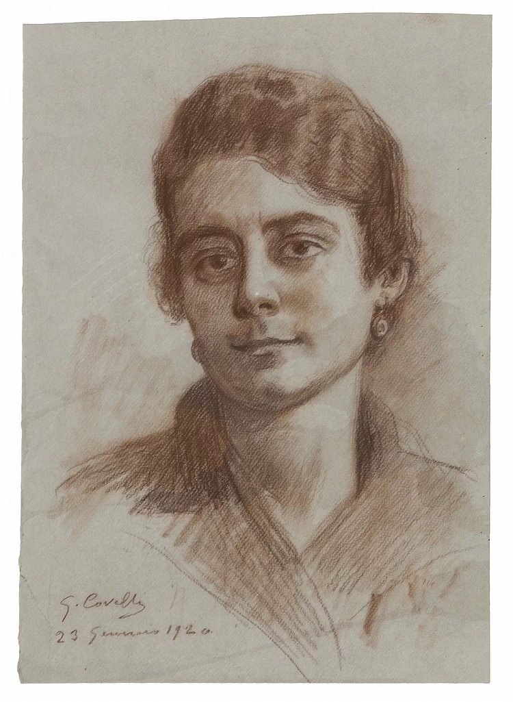 Gaele Covelli - Ritratto di giovane donna, 1920